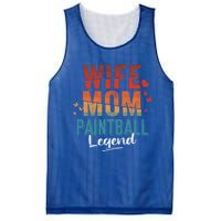 Wife Mom Paintball Legend Mother's Day Retro Vintage Cute Gift Mesh Reversible Basketball Jersey Tank