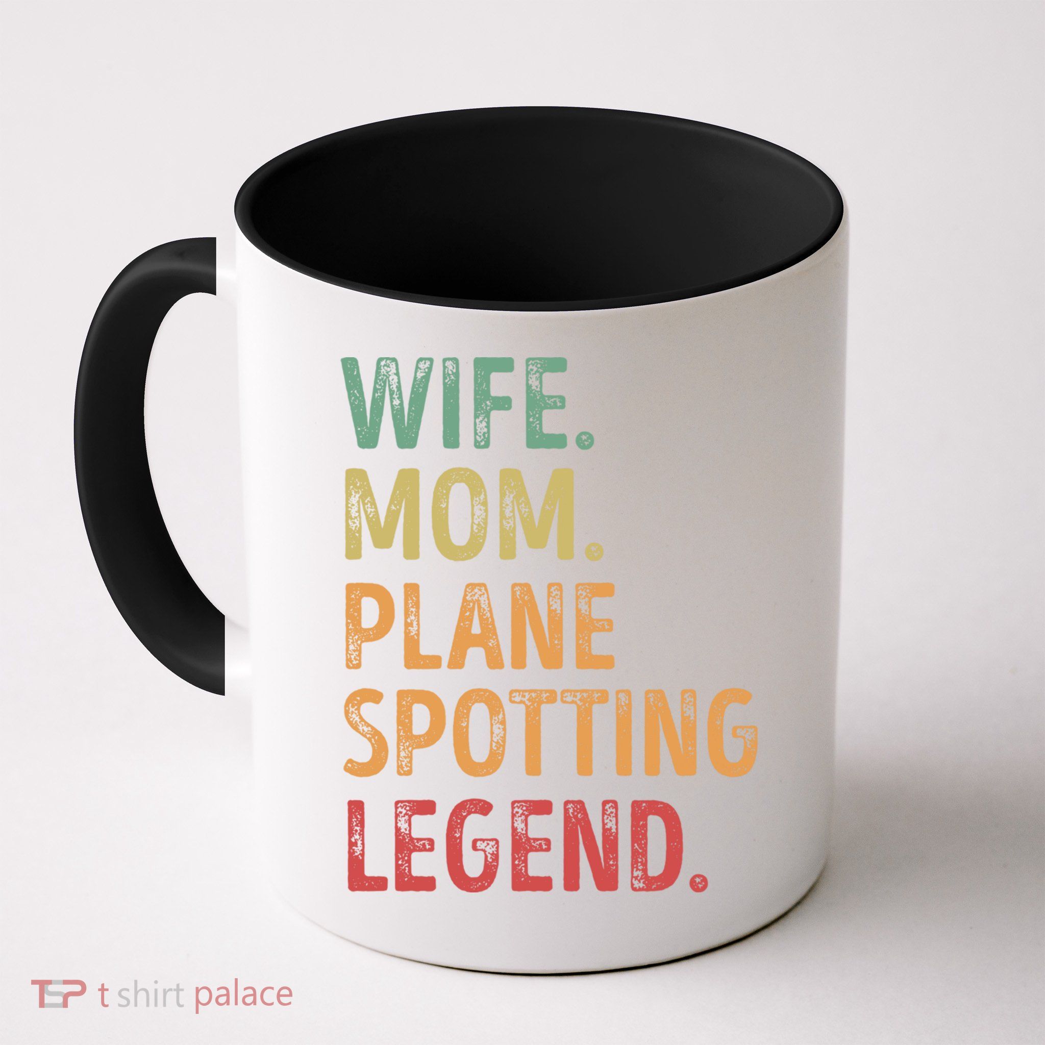 Wife Mom Plane Spotting Legend Gift Mug