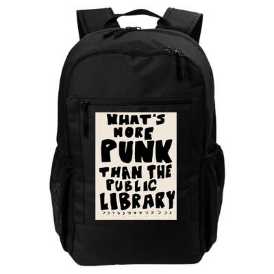 Whats More Punk Than The Public Library Backpack