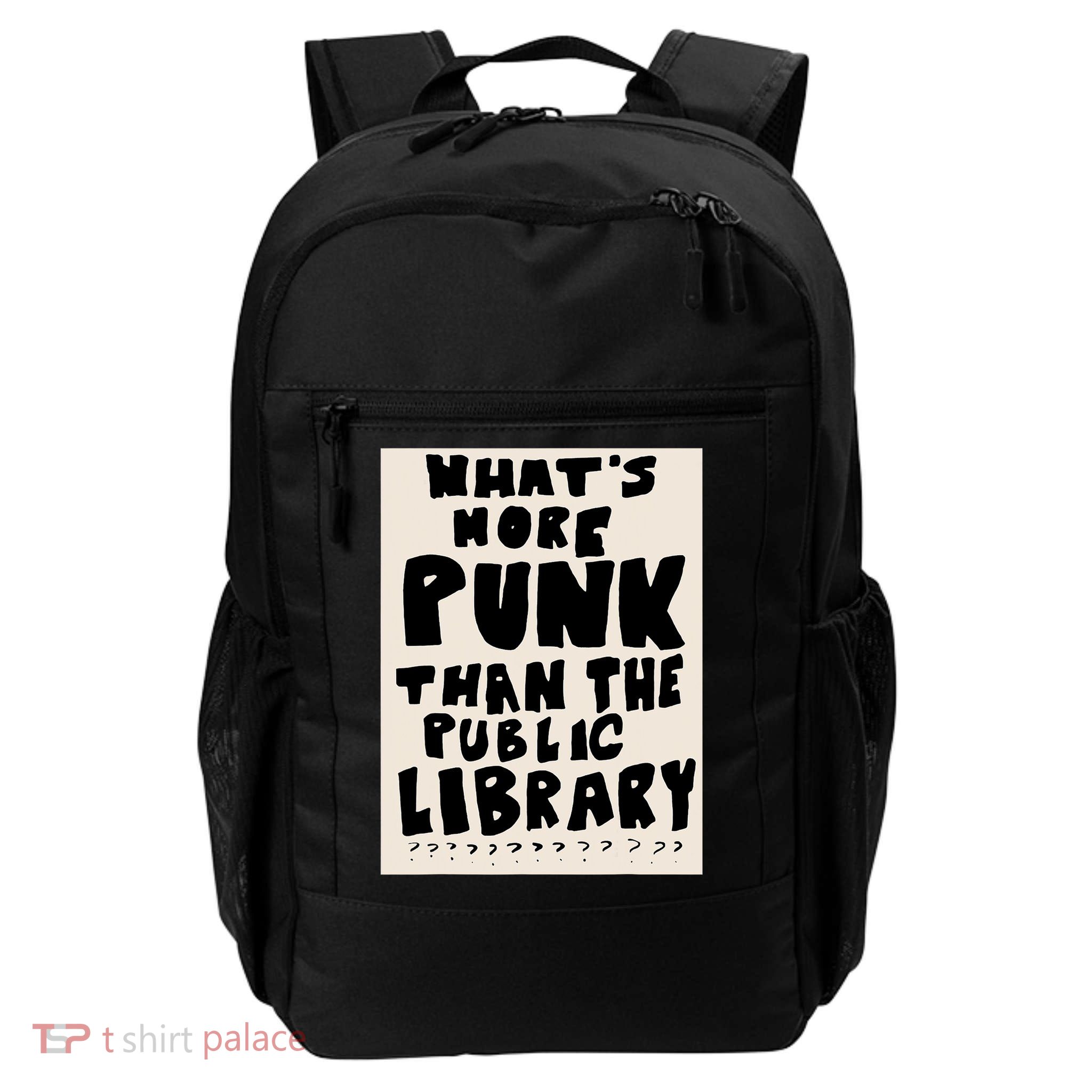 Whats More Punk Than The Public Library Backpack