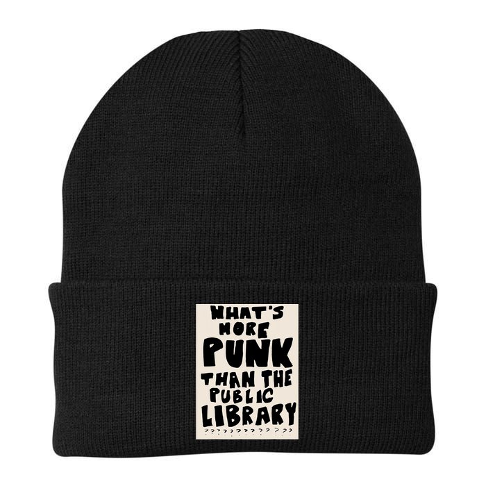 Whats More Punk Than The Public Library Beanie