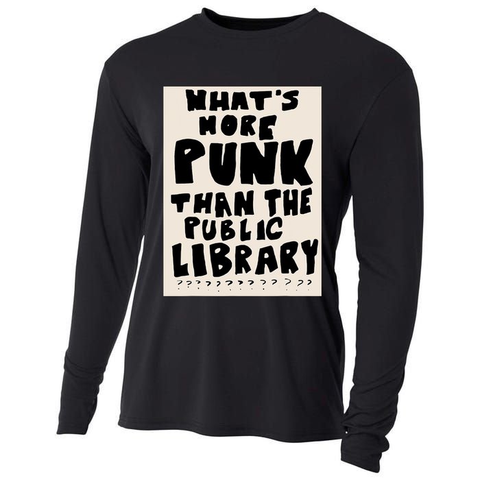 Whats More Punk Than The Public Library Cooling Performance Long Sleeve Crew