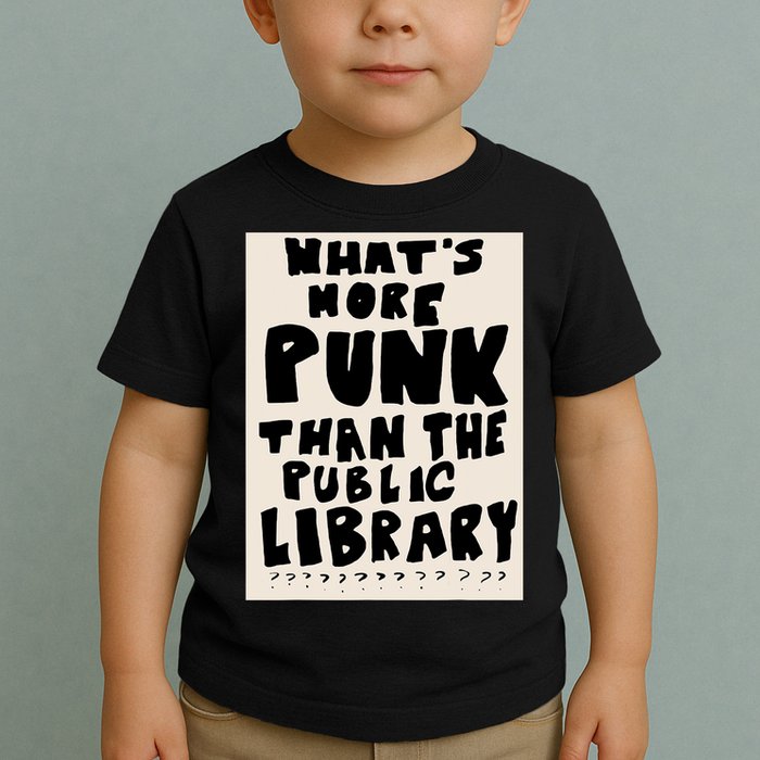 Whats More Punk Than The Public Library Toddler T-Shirt