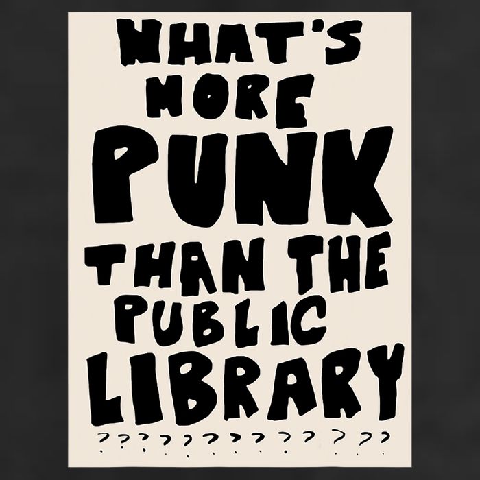 Whats More Punk Than The Public Library Microfiber Hand Towel