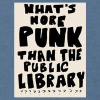 Whats More Punk Than The Public Library Garment-Dyed Sweatshirt