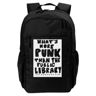 WhatS More Punk Than The Public Library Backpack