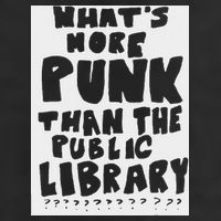 WhatS More Punk Than The Public Library Premium Pullover Hoodie