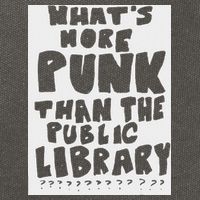 WhatS More Punk Than The Public Library Cotton Canvas Backpack