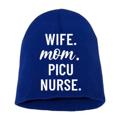 Wife Mom Picu Nurse Appreciation Cute Gift Short Acrylic Beanie