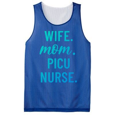 Wife Mom Picu Nurse Appreciation Cute Gift Mesh Reversible Basketball Jersey Tank