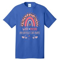 Wife Mom Progressive Care Nurse Strong As A Mother Nurse Mom Gift Tall T-Shirt