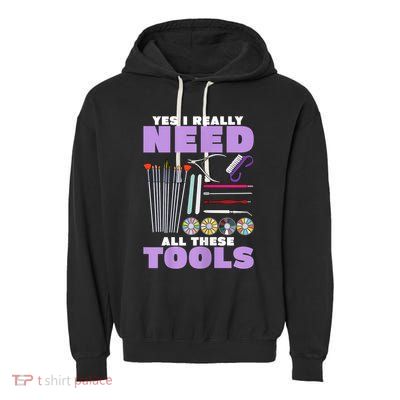 Womens Manicurist Pedicurist For Nail Artists Funny Tools Garment-Dyed Fleece Hoodie