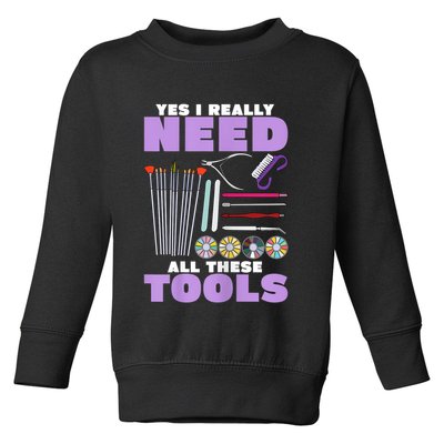 Womens Manicurist Pedicurist For Nail Artists Funny Tools Toddler Sweatshirt
