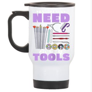 Womens Manicurist Pedicurist For Nail Artists Funny Tools Stainless Steel Travel Mug