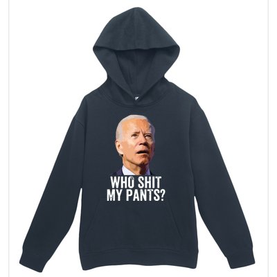 Who My Pants Anti Joe Biden Funny Conservative Urban Pullover Hoodie