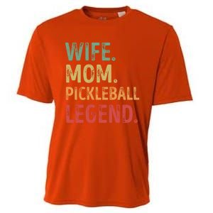 Wife Mom Pickleball Legend Cute Gift Cooling Performance Crew T-Shirt