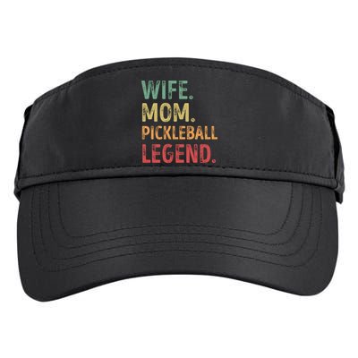 Wife Mom Pickleball Legend Cute Gift Adult Drive Performance Visor