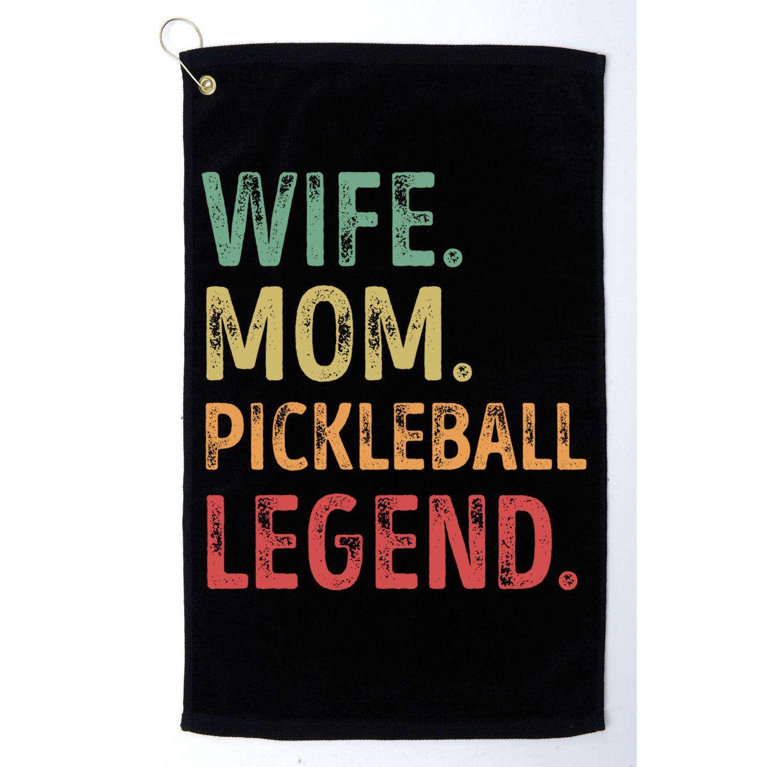 Wife Mom Pickleball Legend Cute Gift Golf Towel