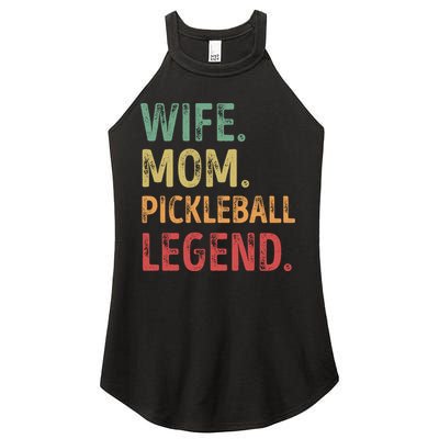 Wife Mom Pickleball Legend Cute Gift Women's Perfect Tri Rocker Tank