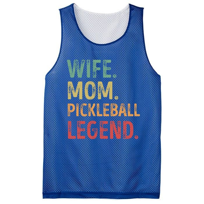 Wife Mom Pickleball Legend Cute Gift Mesh Reversible Basketball Jersey Tank