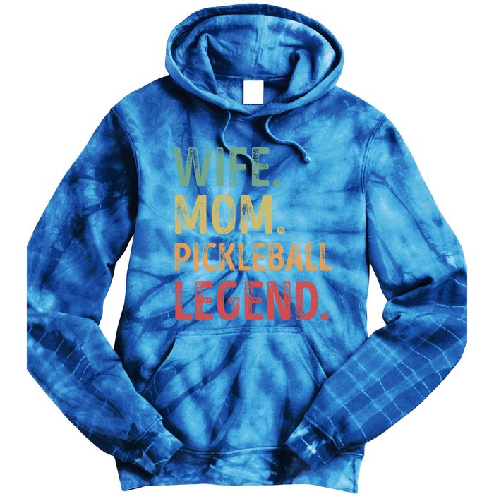 Wife Mom Pickleball Legend Cute Gift Tie Dye Hoodie