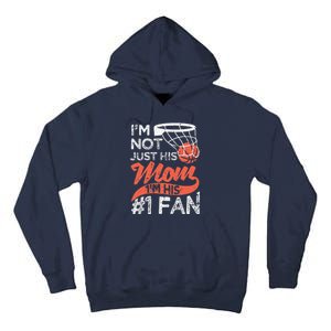 Womens Mother Player Mother's Day Basketball Mom Number One Fan Tall Hoodie