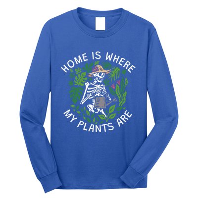 Where My Plants Are Funny Gift Long Sleeve Shirt