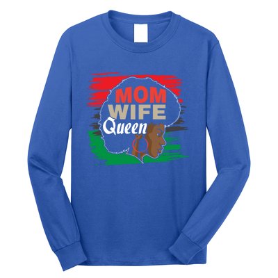 Wife Mom Queen African Cool Gift Long Sleeve Shirt