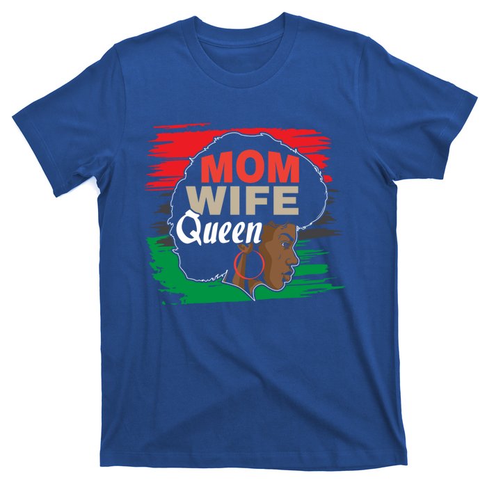 Wife Mom Queen African Cool Gift T-Shirt