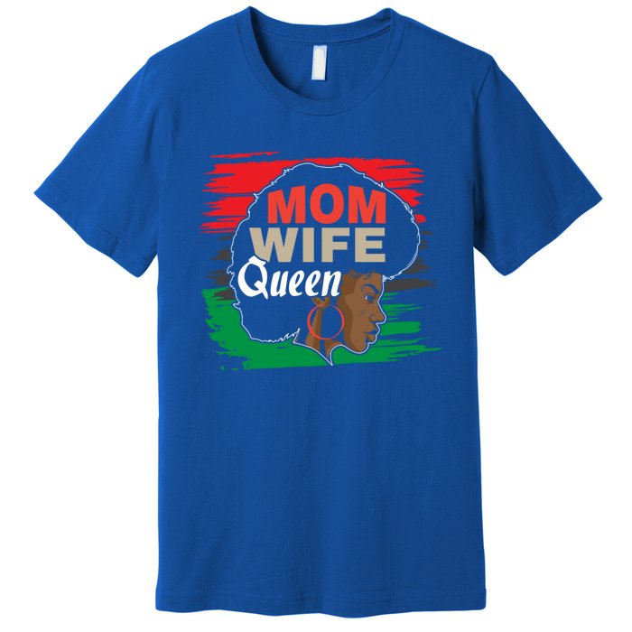 Wife Mom Queen African Cool Gift Premium T-Shirt