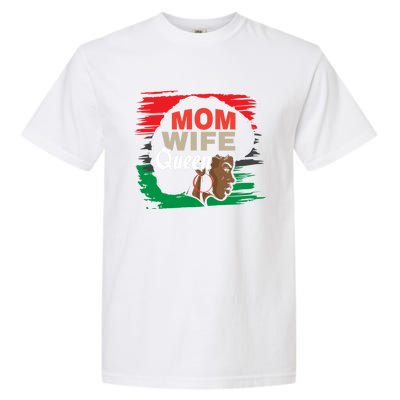 Wife Mom Queen African Cool Gift Garment-Dyed Heavyweight T-Shirt