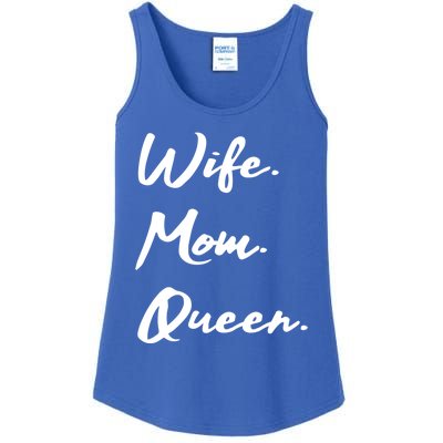 Wife Mom Queen Gift Ladies Essential Tank