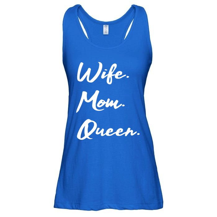 Wife Mom Queen Gift Ladies Essential Flowy Tank