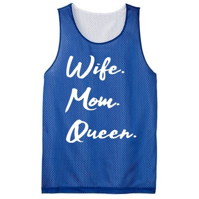 Wife Mom Queen Gift Mesh Reversible Basketball Jersey Tank