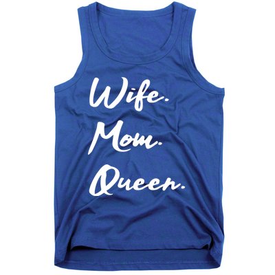 Wife Mom Queen Gift Tank Top