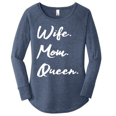 Wife Mom Queen Gift Women's Perfect Tri Tunic Long Sleeve Shirt