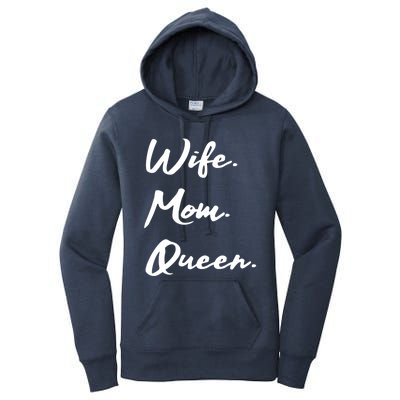 Wife Mom Queen Gift Women's Pullover Hoodie