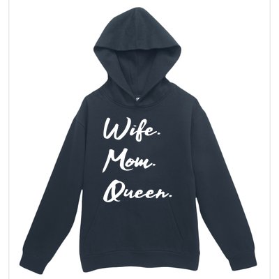 Wife Mom Queen Gift Urban Pullover Hoodie