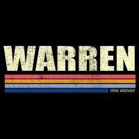 Warren Michigan Retro Style 1980's Logo Doggie Tank