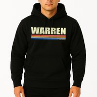 Warren Michigan Retro Style 1980's Logo Hoodie