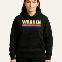 Warren Michigan Retro Style 1980's Logo Hoodie