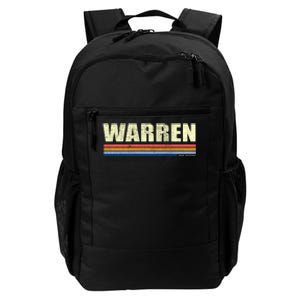 Warren Michigan Retro Style 1980's Logo Daily Commute Backpack