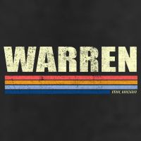 Warren Michigan Retro Style 1980's Logo Adult Drive Performance Visor