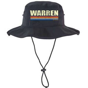 Warren Michigan Retro Style 1980's Logo Legacy Cool Fit Booney Bucket Hat