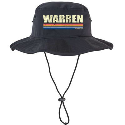 Warren Michigan Retro Style 1980's Logo Legacy Cool Fit Booney Bucket Hat