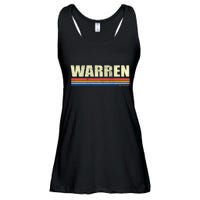 Warren Michigan Retro Style 1980's Logo Ladies Essential Flowy Tank