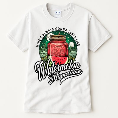 Watermelon Moonshine Retro Country Music Tall T-Shirt