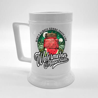 Watermelon Moonshine Retro Country Music Beer Stein