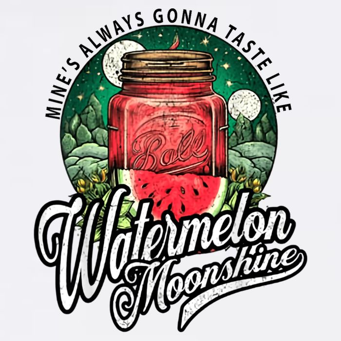 Watermelon Moonshine Retro Country Music Adult Drive Performance Visor