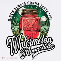 Watermelon Moonshine Retro Country Music Premium T-Shirt